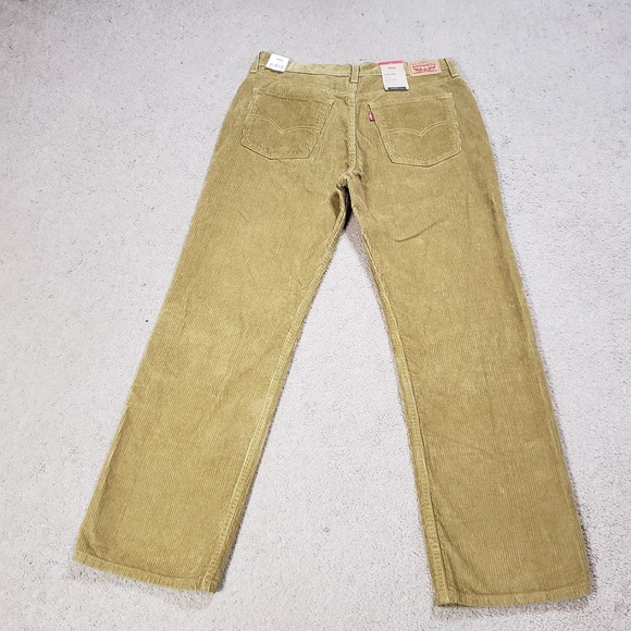 Levis Corduroy Pants Men's 31x30* Golden Brown Mid Rise Relaxed Straight Low Pro - Picture 6 of 8